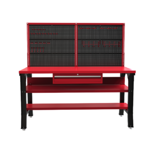 Mesa de Trabajo Industrial Completa con niveladores